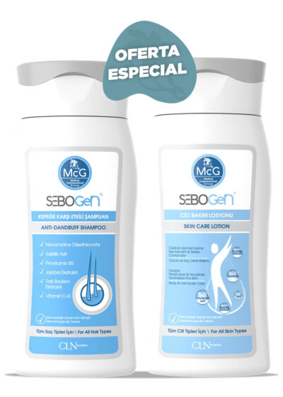 Sebogen Set Para Después del Injerto Capilar- Previene Costras, Picor, Sequedad, Acné - Alimenta Injertos Implantados, Hidrata la Piel, Rápida Cicatrización