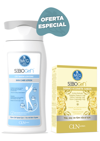 Sebogen Loción Para Cuidado de la Piel y Jabón Dermocosmético